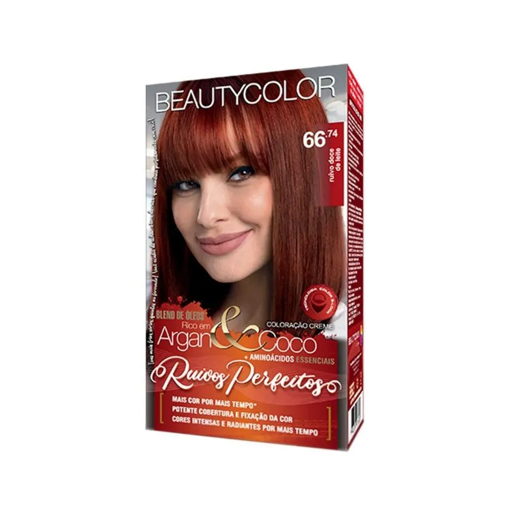 Tintura Beauty Color 66.74 Ruivo Doce de Leite