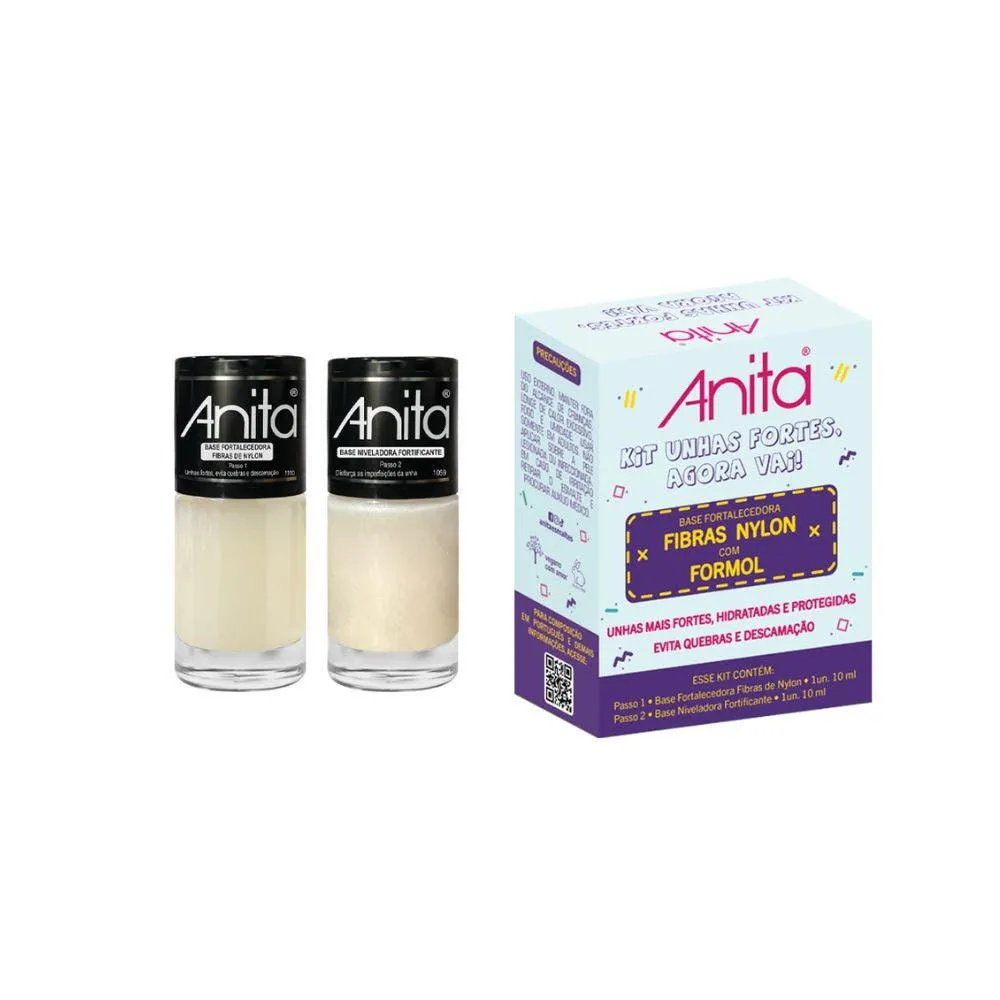 Kit Esmalte Anita Unhas Fortes, Agora Vai 2un