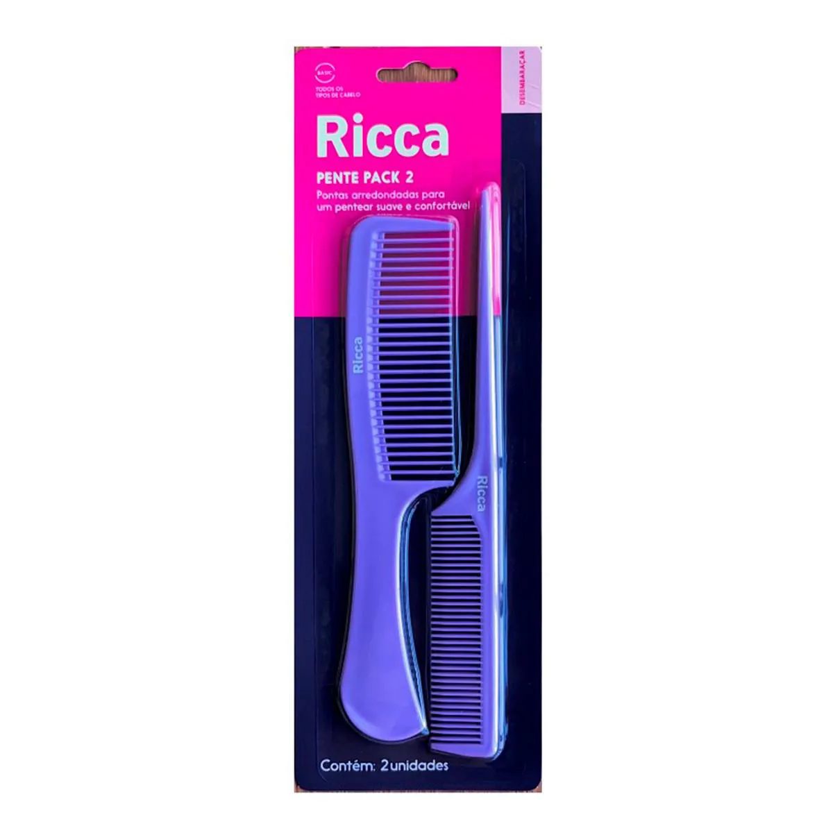 Pente de Cabelo Santa Clara Fino para Piolho