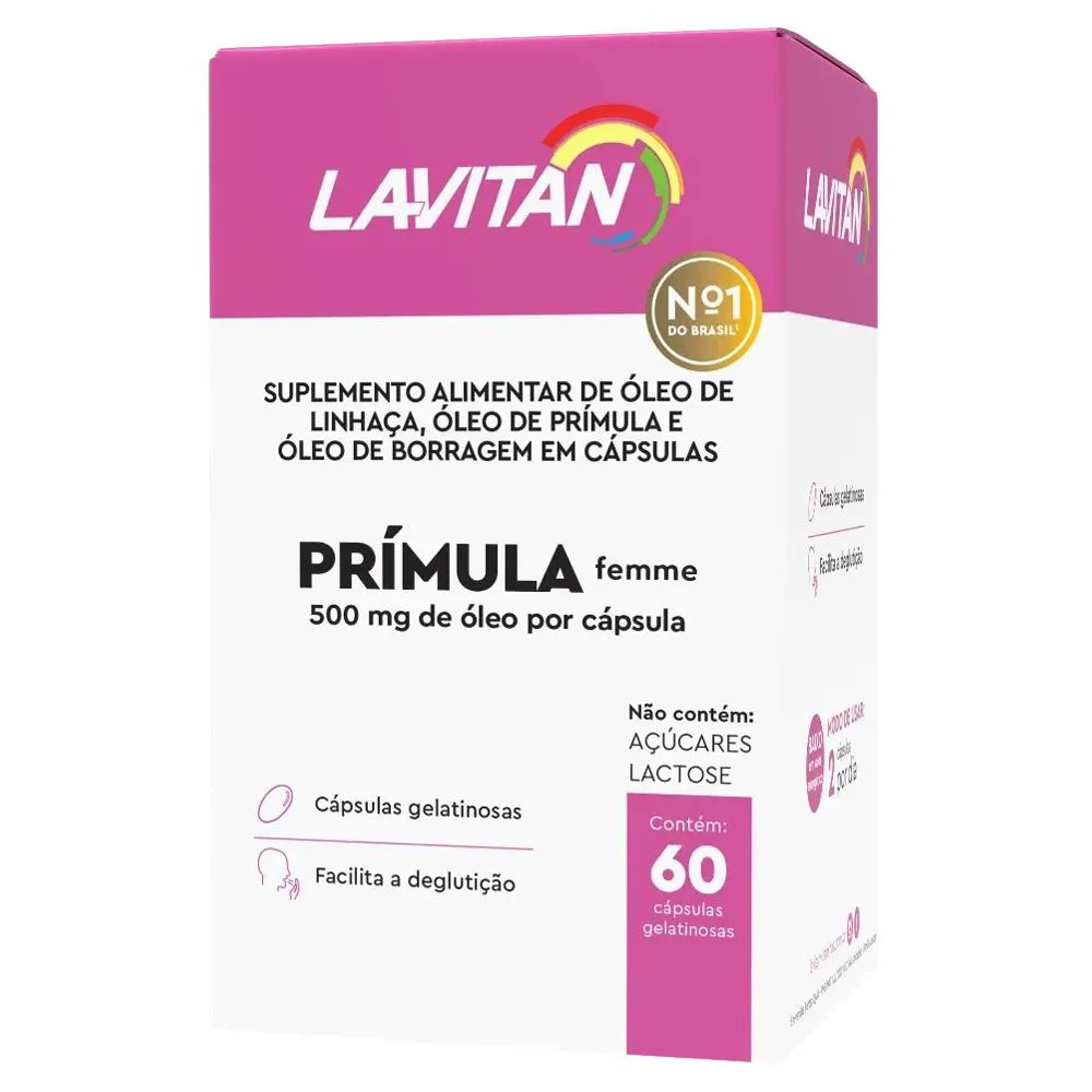 Lavitan Óleo de Prímula Femme 60Cps - Cimed