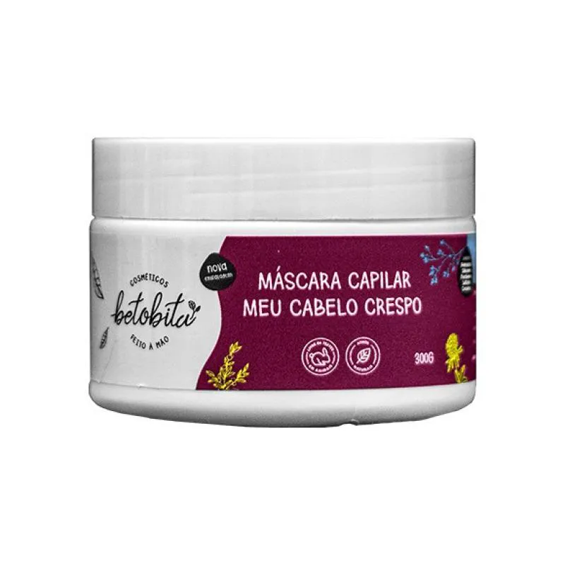 Máscara Meu Cabelo Crespo 300g - BETOBITA