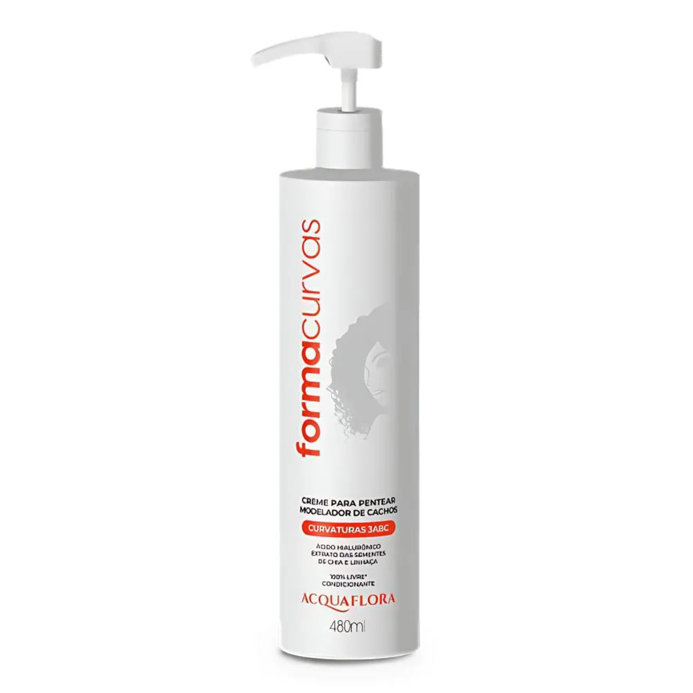 Creme para Pentear Acquaflora Forma Curvas Modelador de Cachos 480ml
