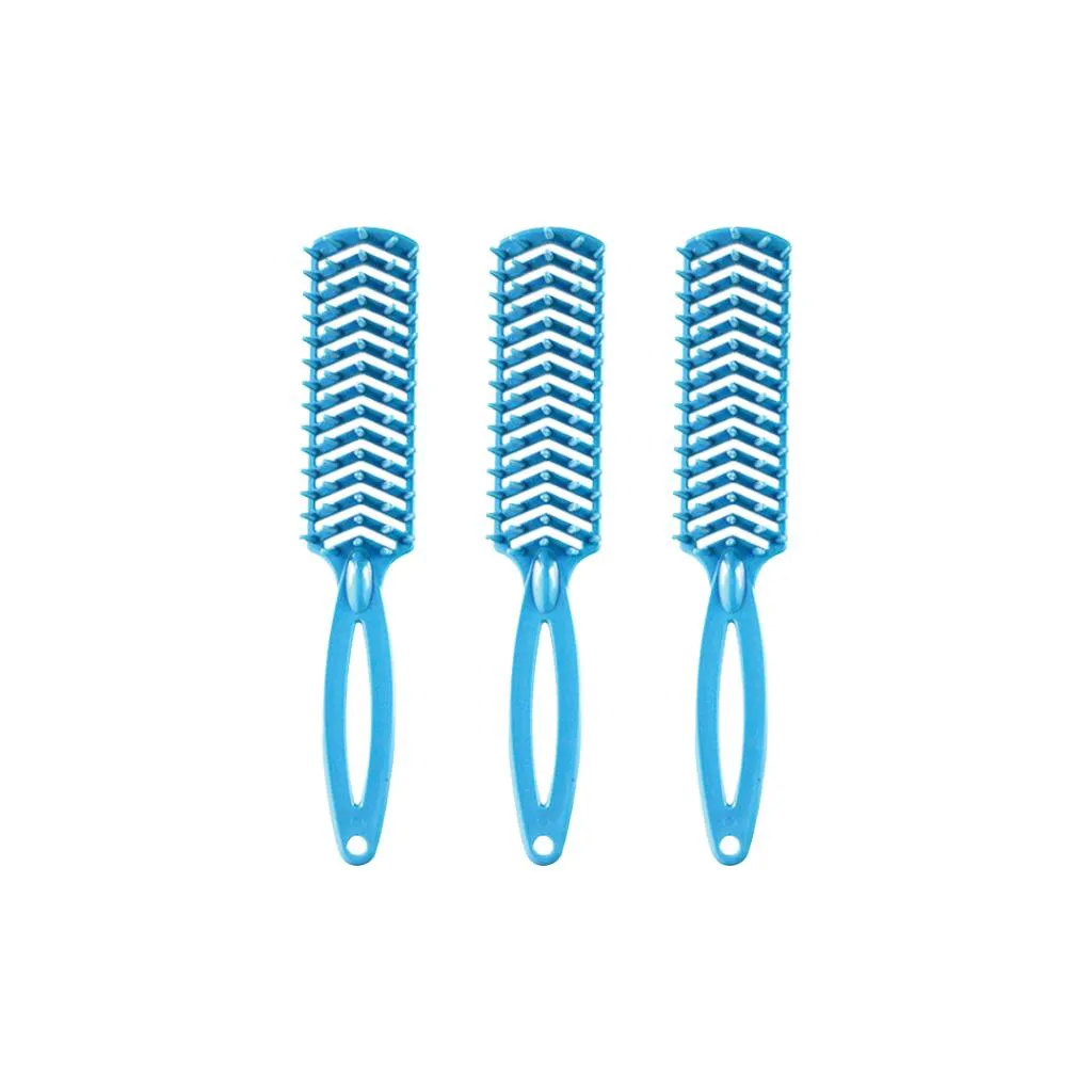 Escova de Cabelo Darma 303 Rigida Reta Desembaraçadora - 3un