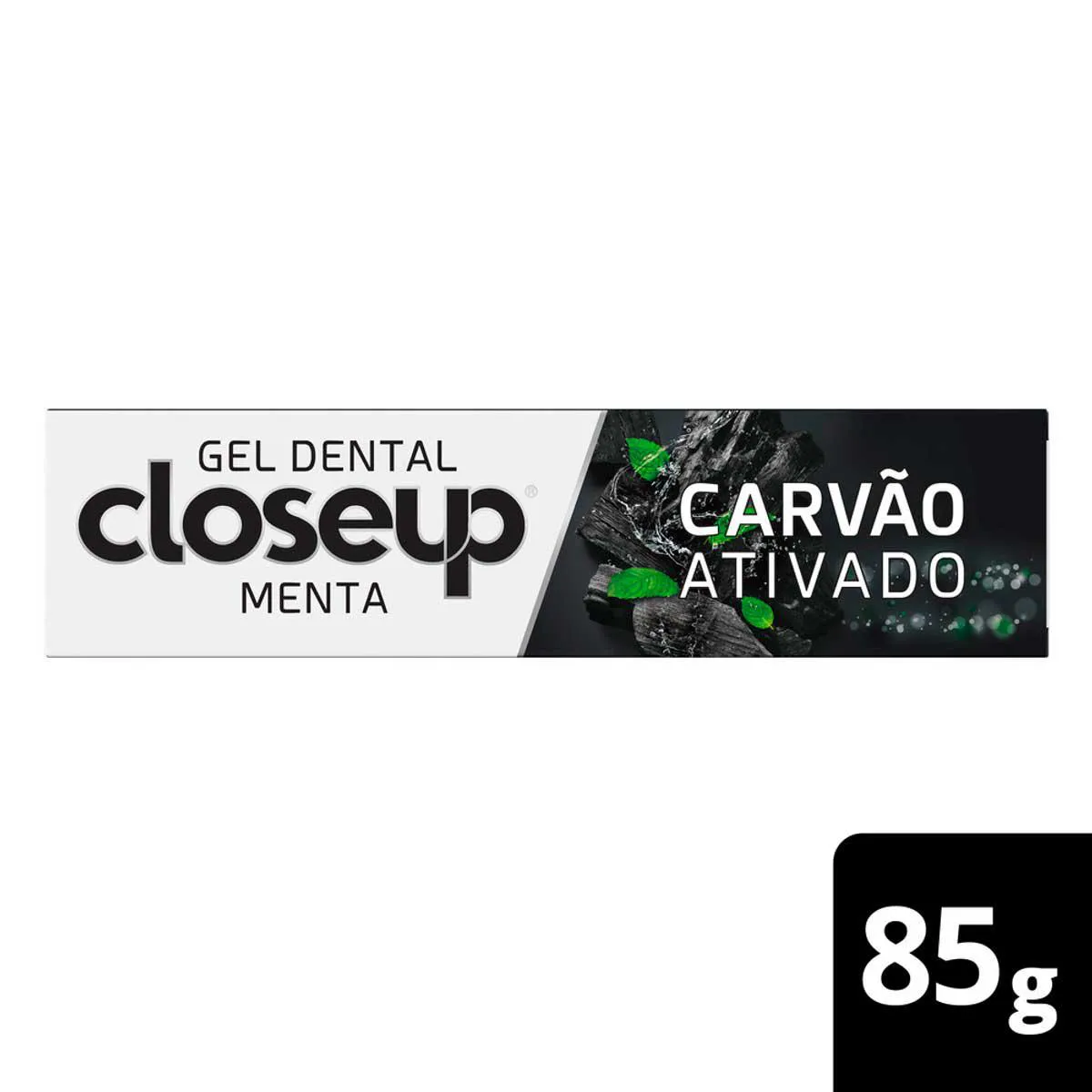 Gel Dental Closeup Carvão Ativado Menta 85g