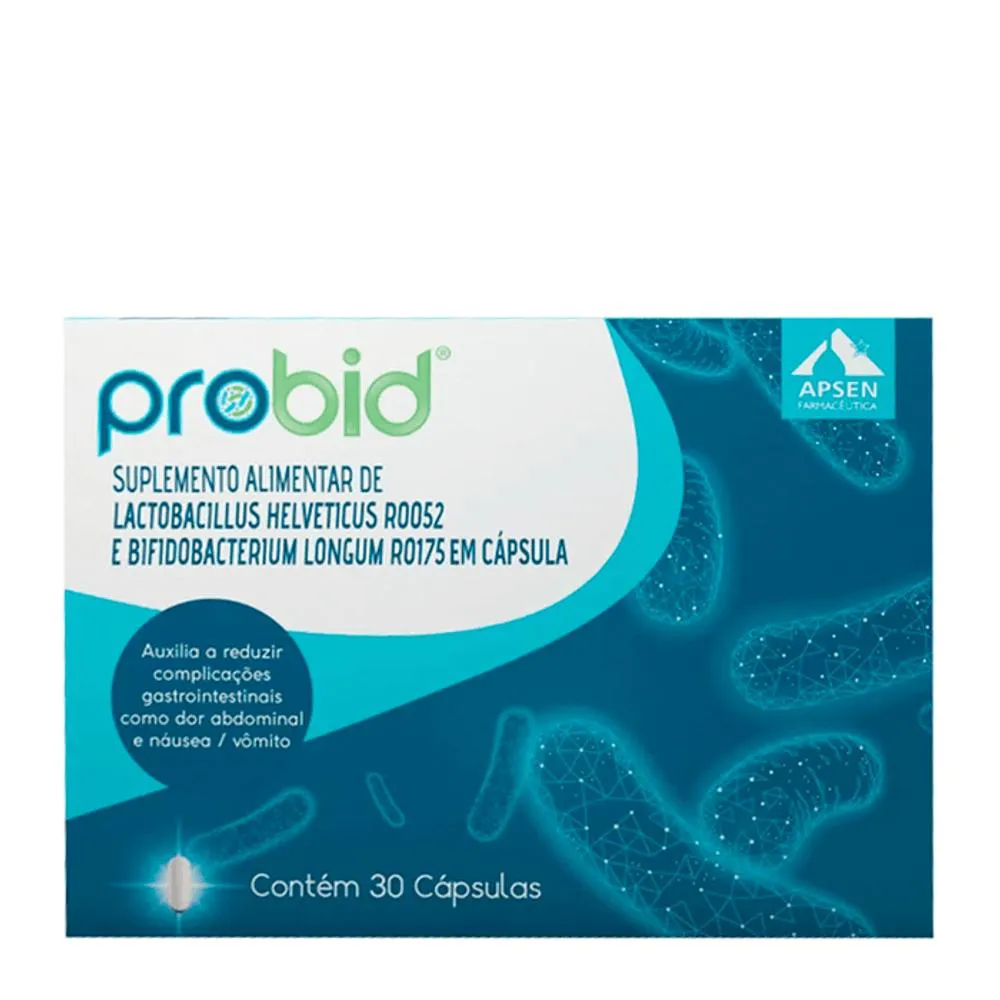 Probid C/30 cápsulas - Lactobacillus Helveticus Probiótico Apsen