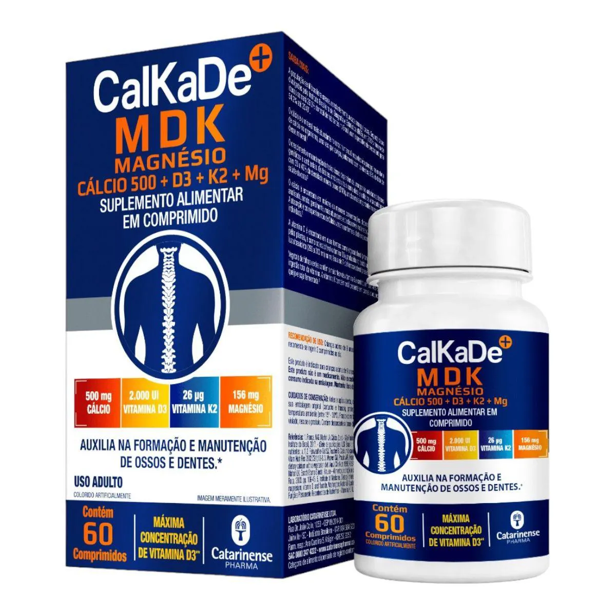 Suplemento Alimentar Calkade Mdk 60 comprimidos