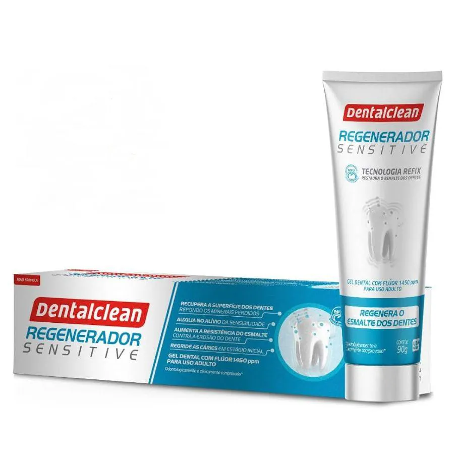 Gel Dental Regenerador Sensitive Adulto 90g - DENTALCLEAN