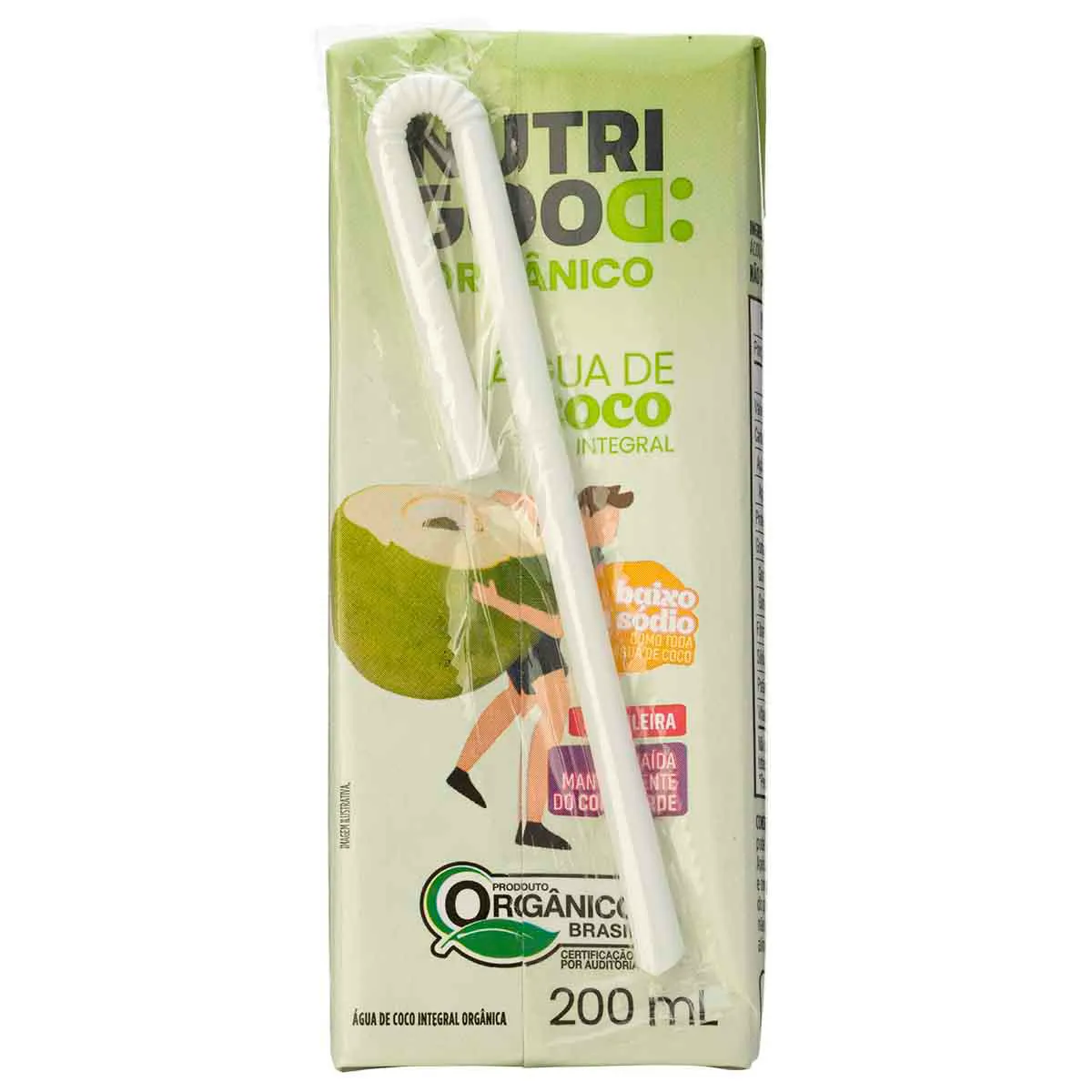 Água de Coco Integral Orgânica Nutrigood 200ml