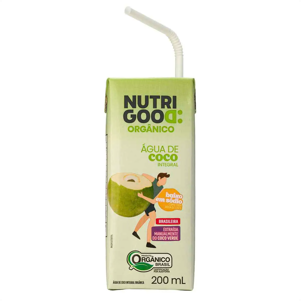 Água de Coco Integral Orgânica Nutrigood 200ml