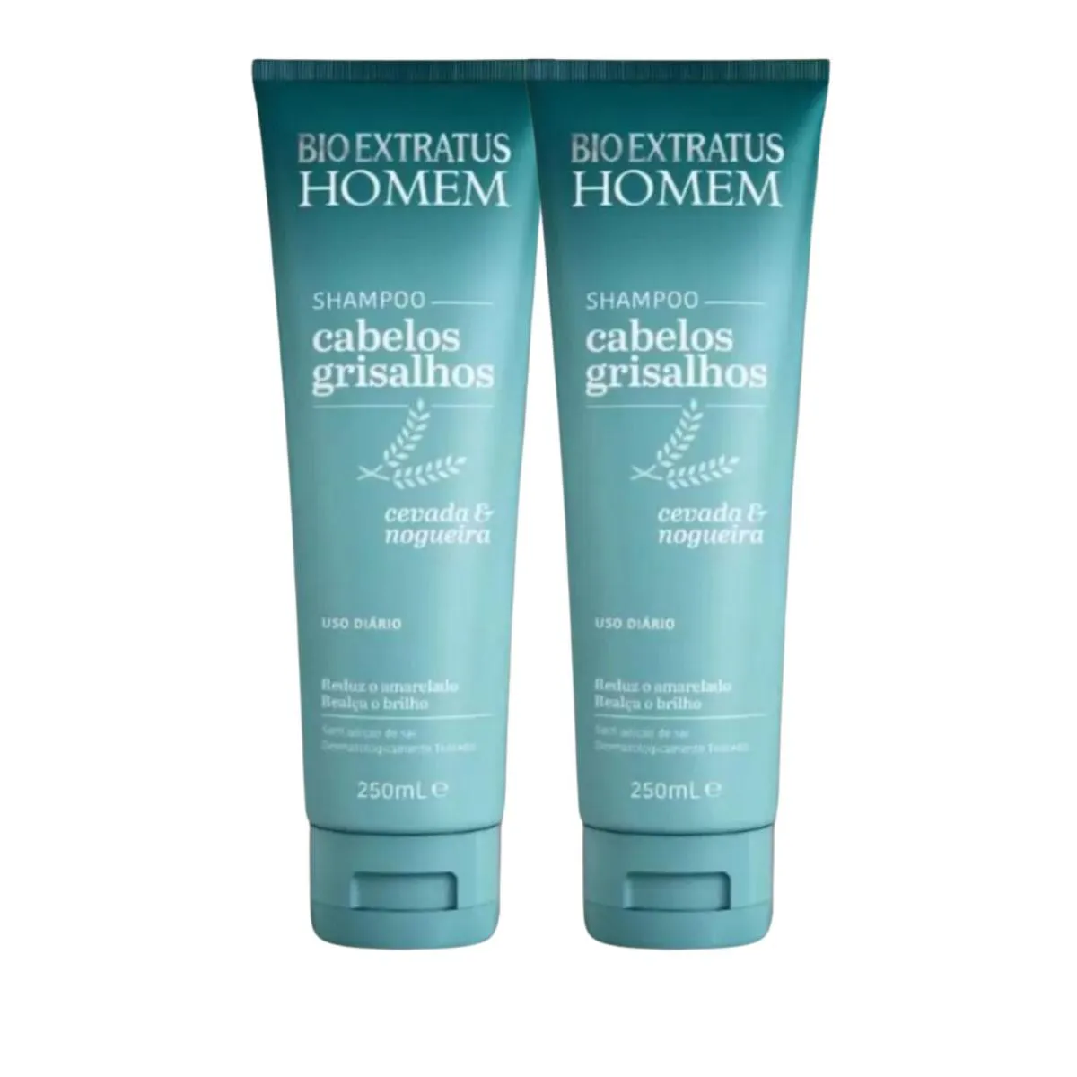 Kit C2 Shampoo Masculino Cabelos Grisalhos - Bio Extratus