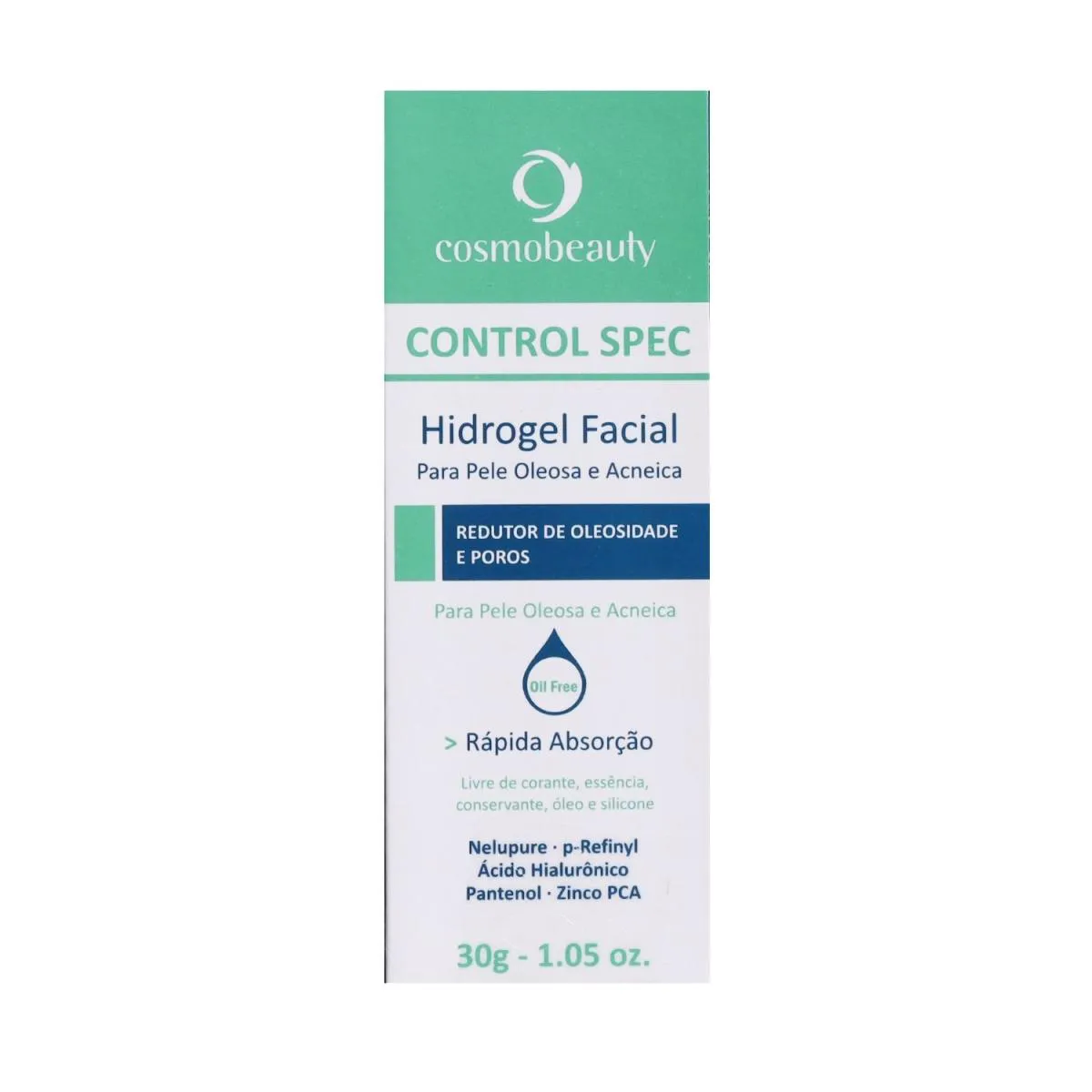 Gel Hidratante Cosmobeauty Control Spec Hidrogel Facial 30g