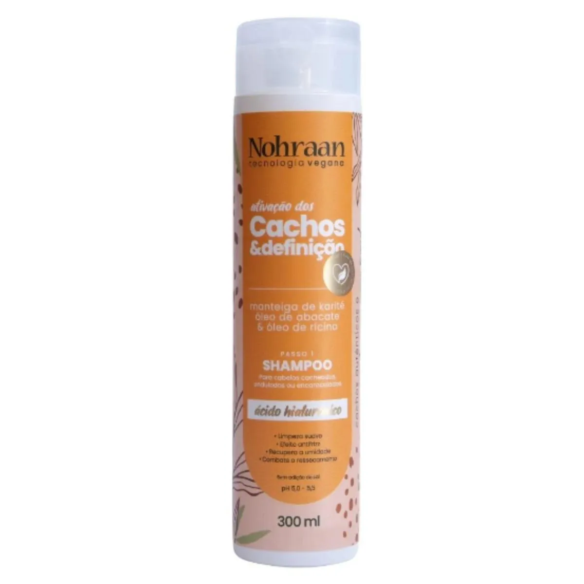 Shampoo Cabelos Cacheados Ativação - Nohraan