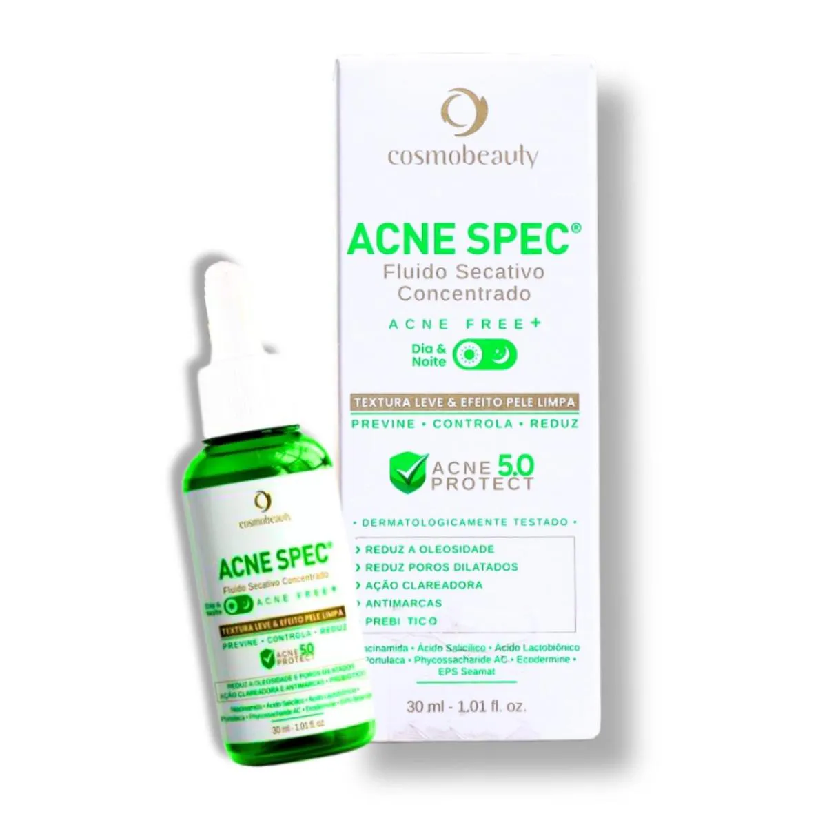 Cosmobeauty Fluído Secativo Acne Spec Concentrado 30ml