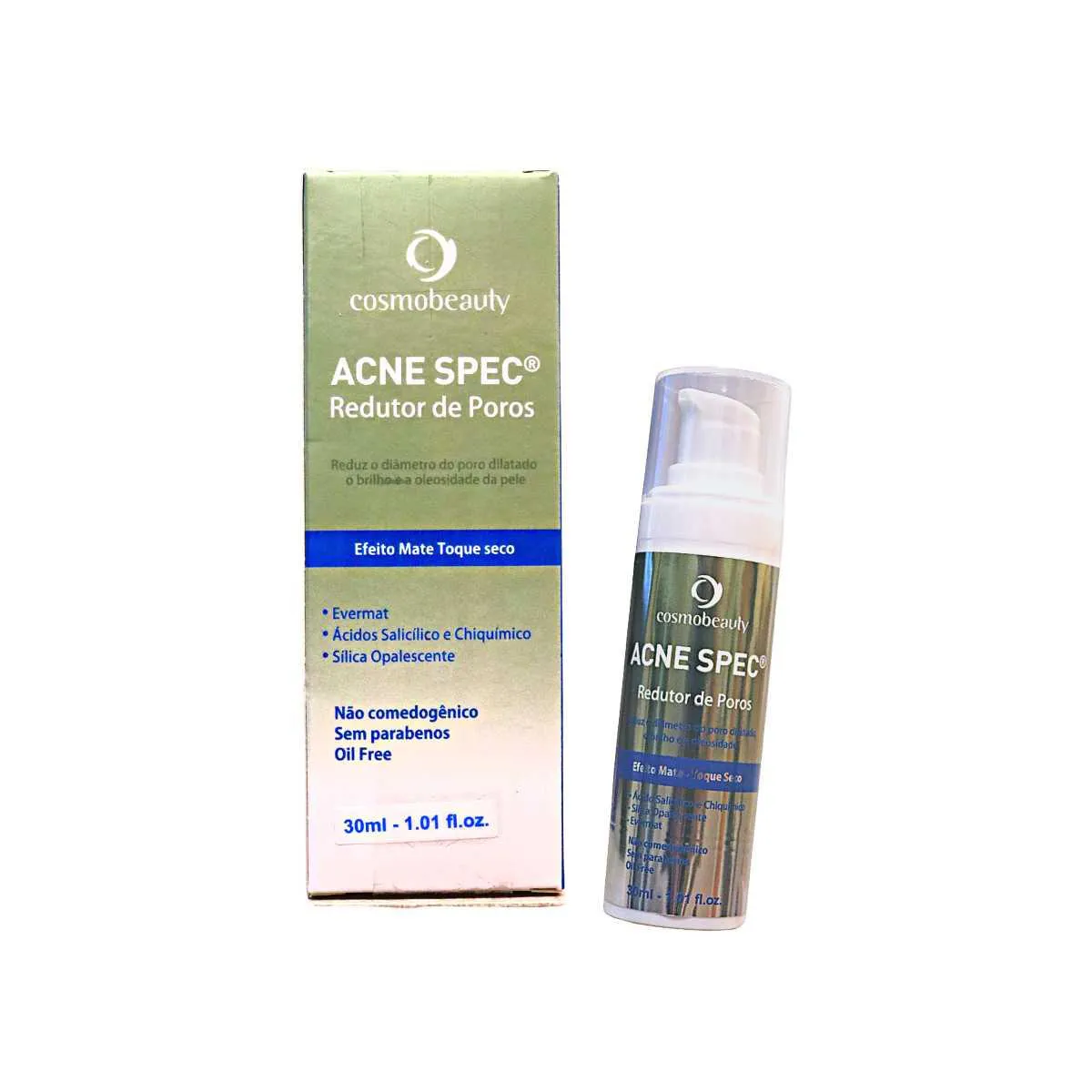 Cosmobeauty Creme Acne Spec Redutor Poros Efeito Seco 30Ml