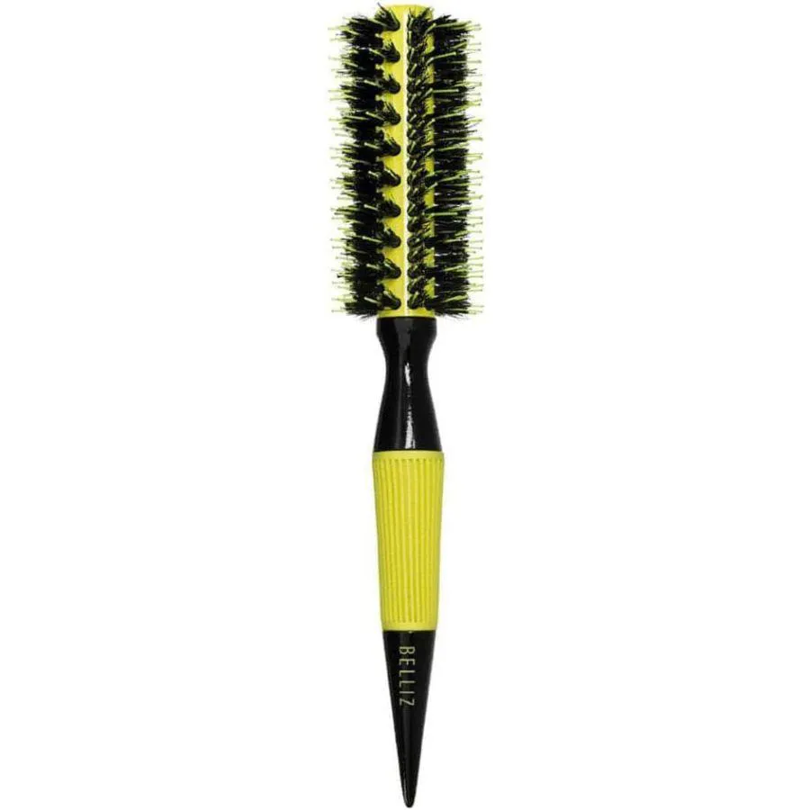 Escova de Cabelo Madeira Premium Color Cerâmica 19mm - Belliz