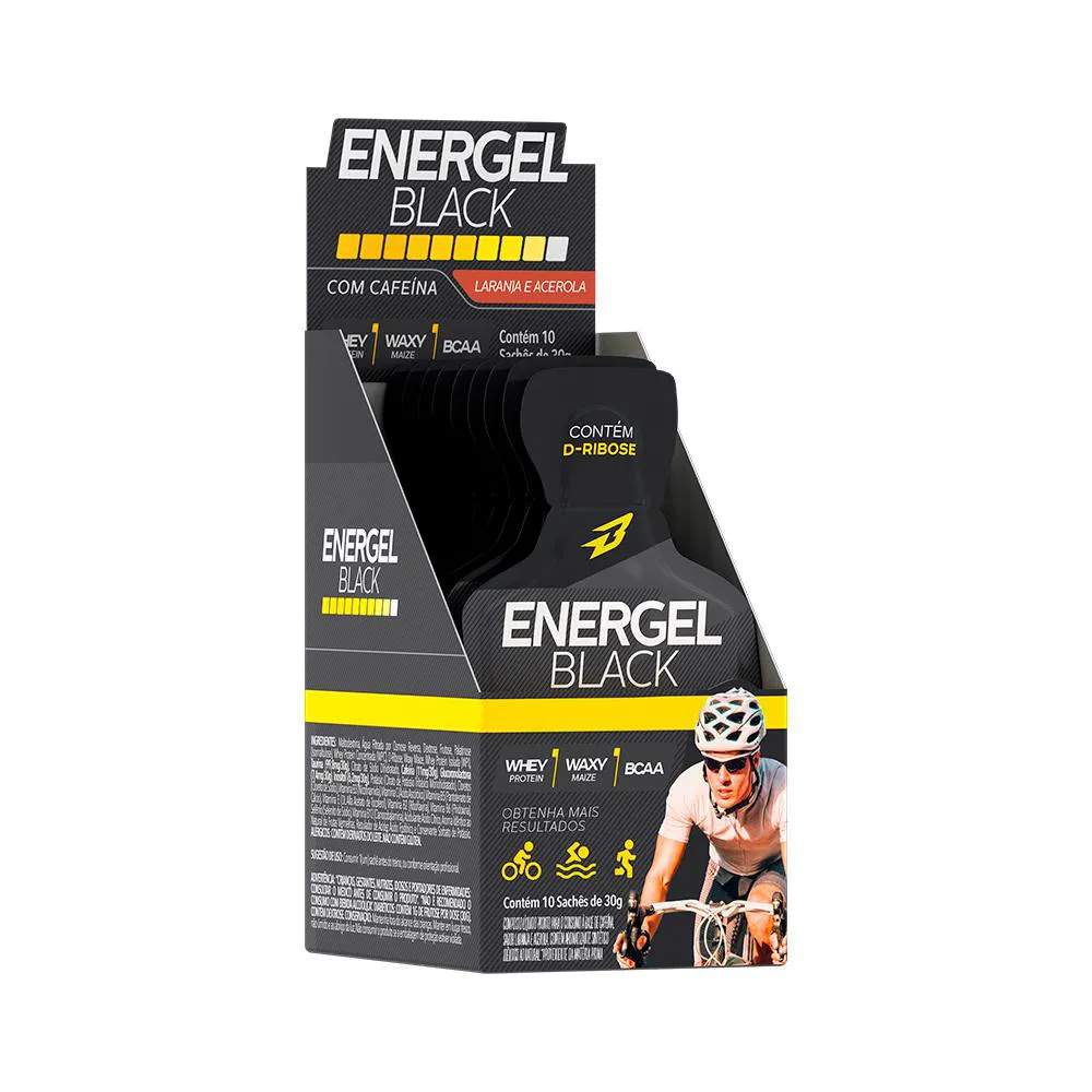 Energel Black Caixa Fechada Laranja e Acerola