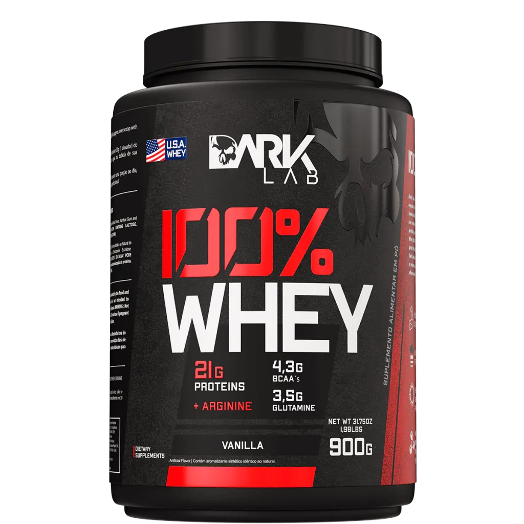 Whey Protein 100% Dark Lab Chocolate 900g