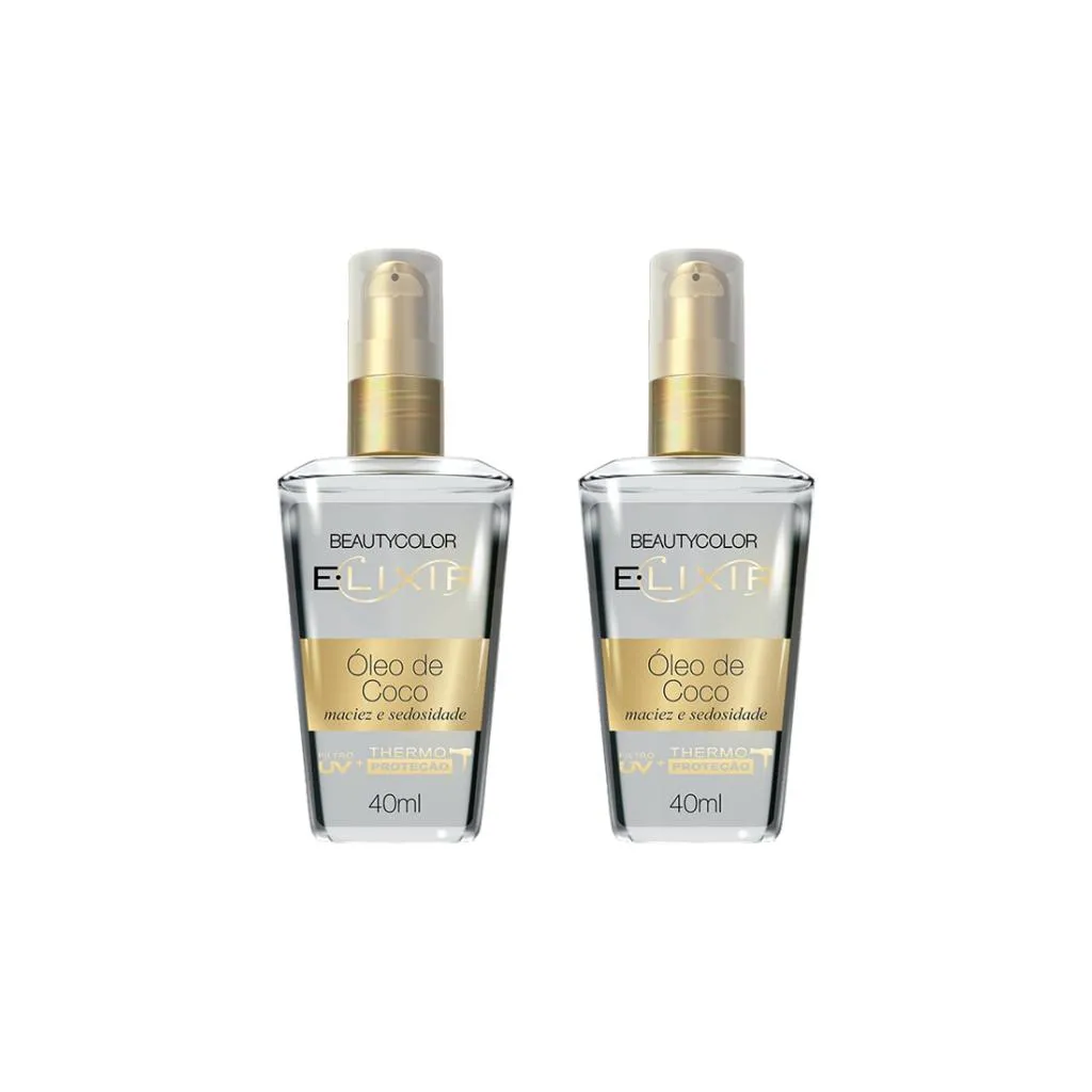 Oleo Capilar Beauty Color Elixir Coco 40ml - Kit C / 2un