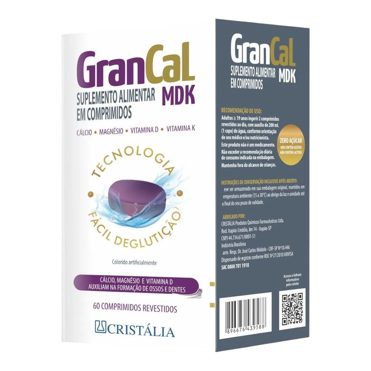 Grancal Mdk 60 comprimidos Saúde Óssea e Muscular