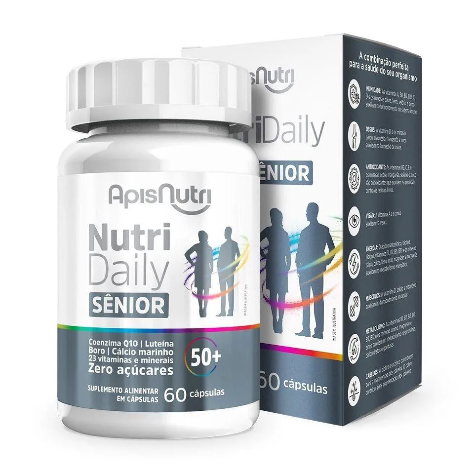 Nutri Daily Sênior (60 cápsulas) - Padrão: Único