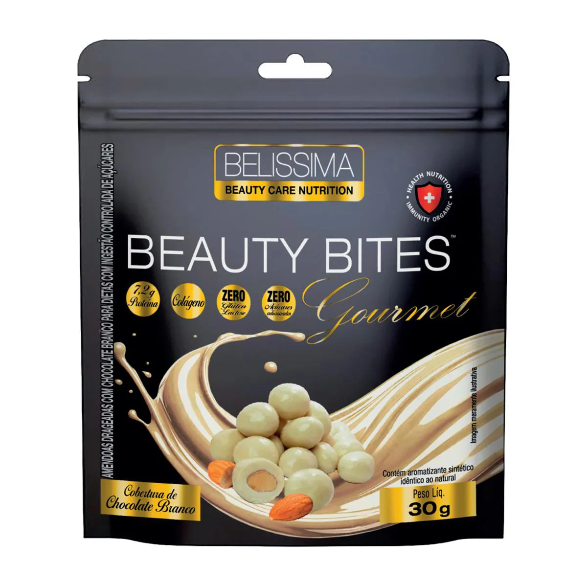 Beauty Bites Belíssima Amêndoa Chocolate Branco 30g