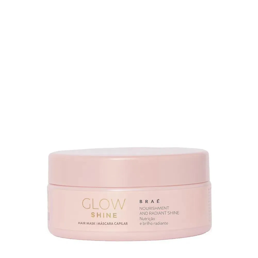Máscara de Nutrição Braé Glow Shine 200g - Brilho Radiante