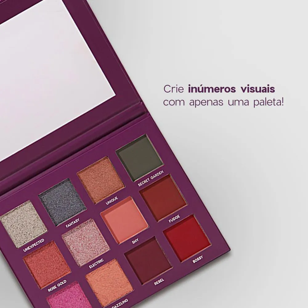 Paleta de Sombras - 12 Shades Océane Purple 26,5g