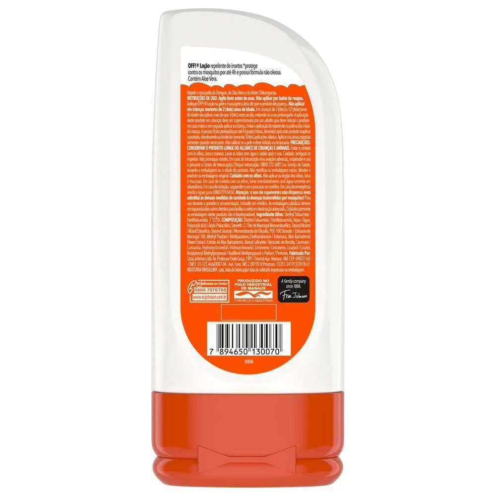 Kit 4 Repelentes Loção Off! Family 200ml Cada