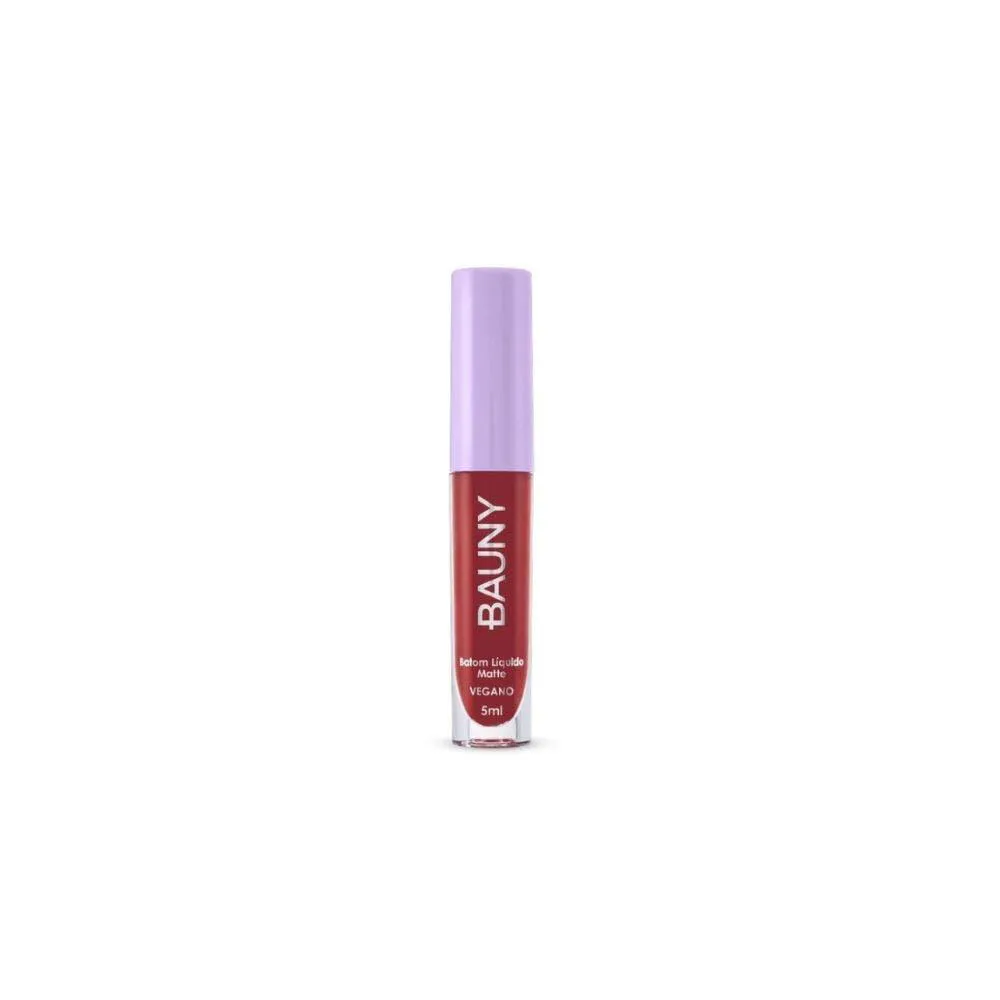 Batom Líquido Efeito Matte Bauny Cosméticos Cor 070 5ml