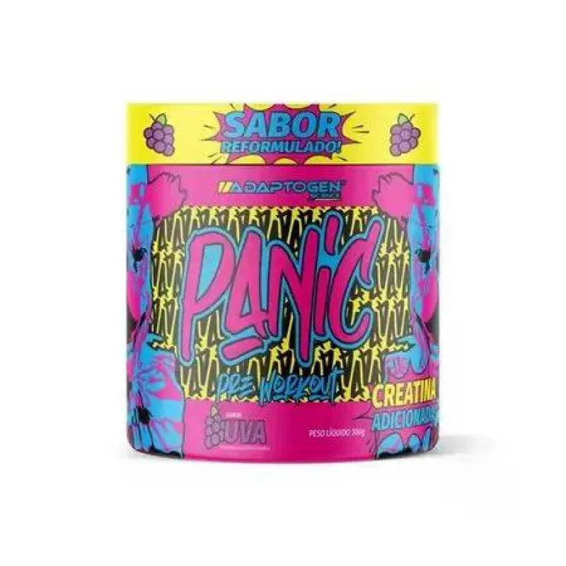 Panic Pré Workout Adaptogen Uva 300g