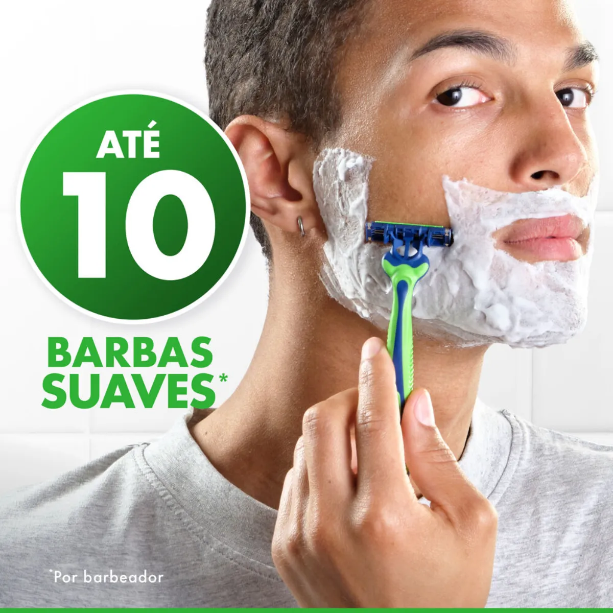 Aparelho de Barbear Gillette Prestobarba3 Sensitive Aloe Vera 2 unidades