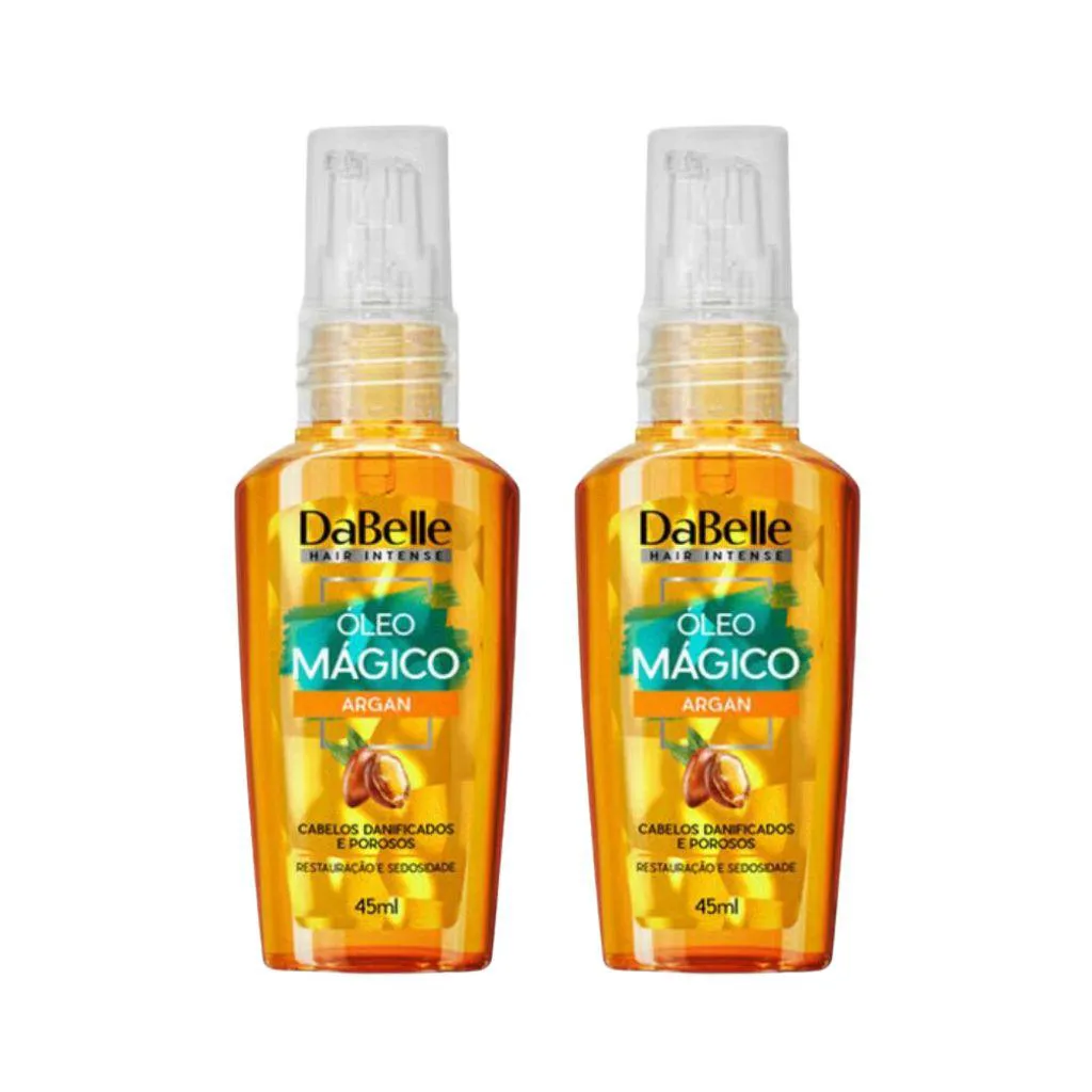 Oleo Capilar Dabelle 45ml Argan - Kit C / 2un