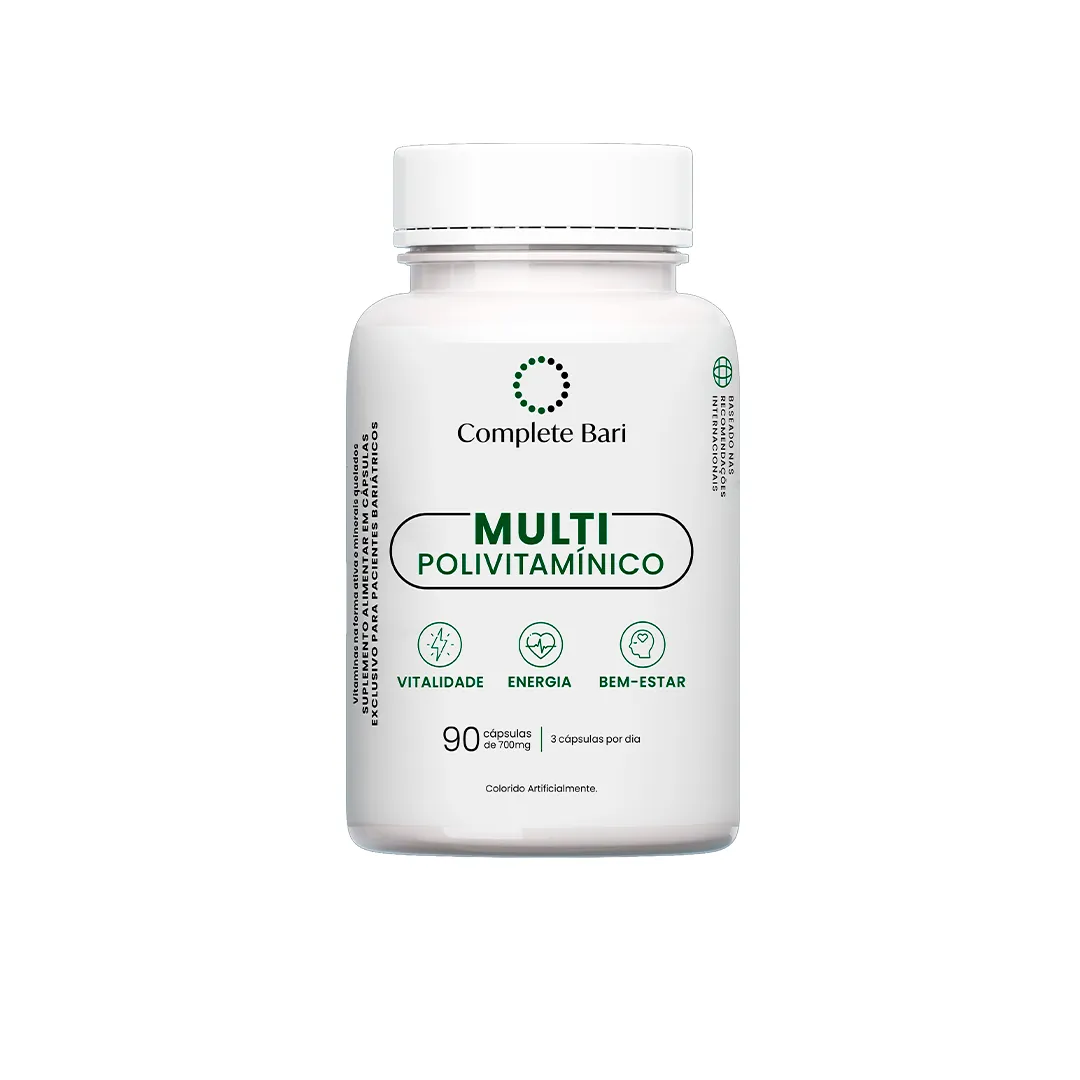 Polivitamínico Complete Bari Multi Bariátricos 90 Cápsulas