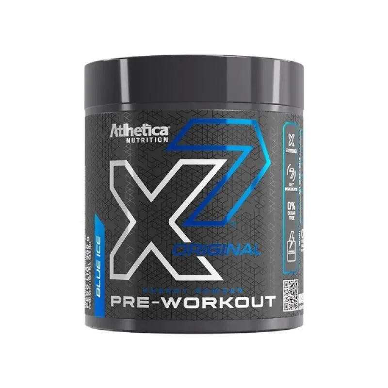 X7 Original Pre-Workout (300G) - Sabor: Blue Ice