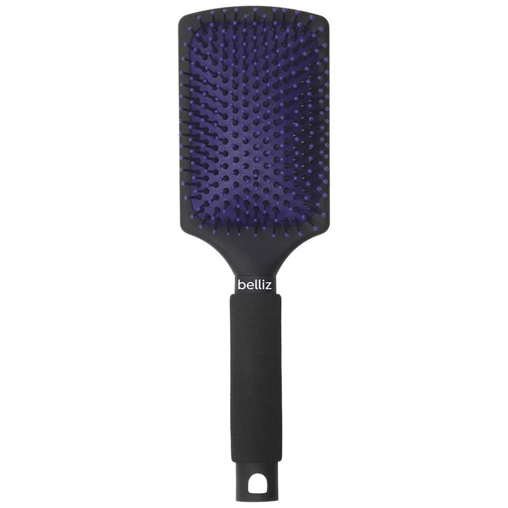 Escova Black Ionizada Raquete Belliz Controle do Frizz