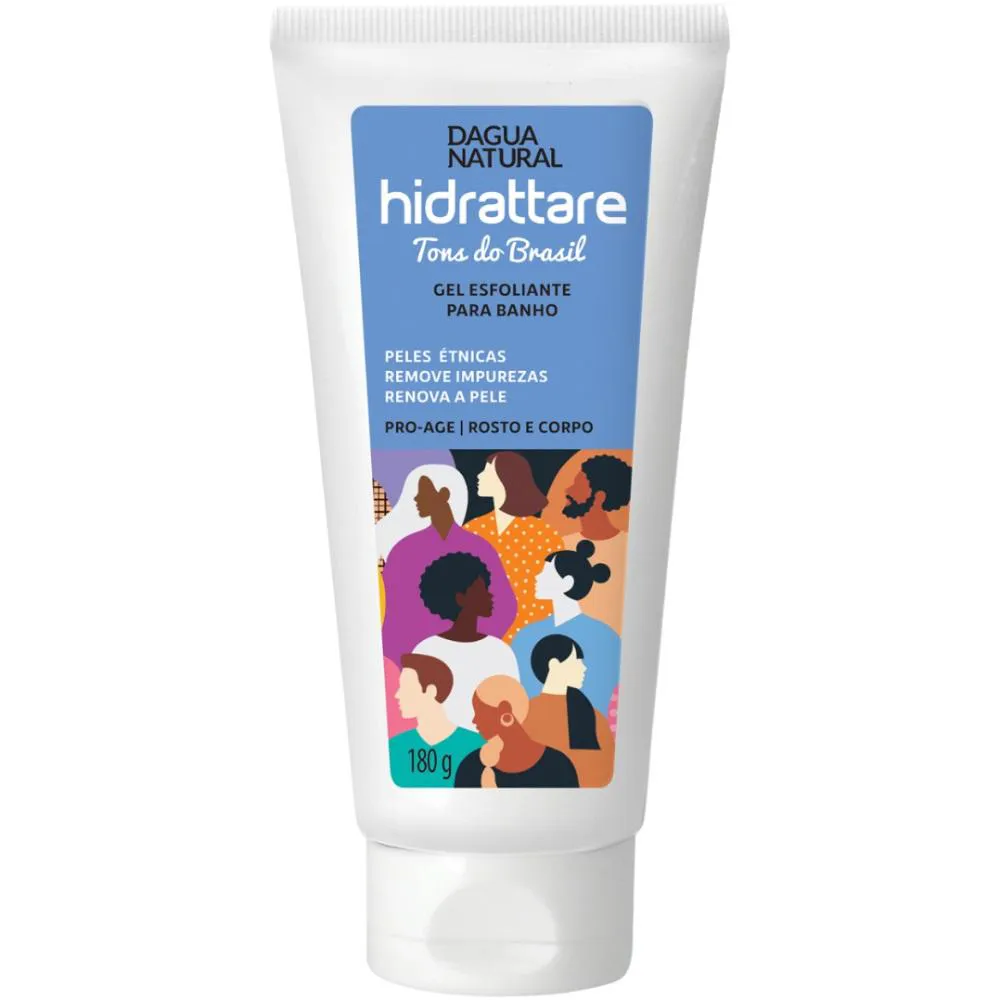 Gel Esfoliante para Banho Tons do Brasil 180g Dagua Natural