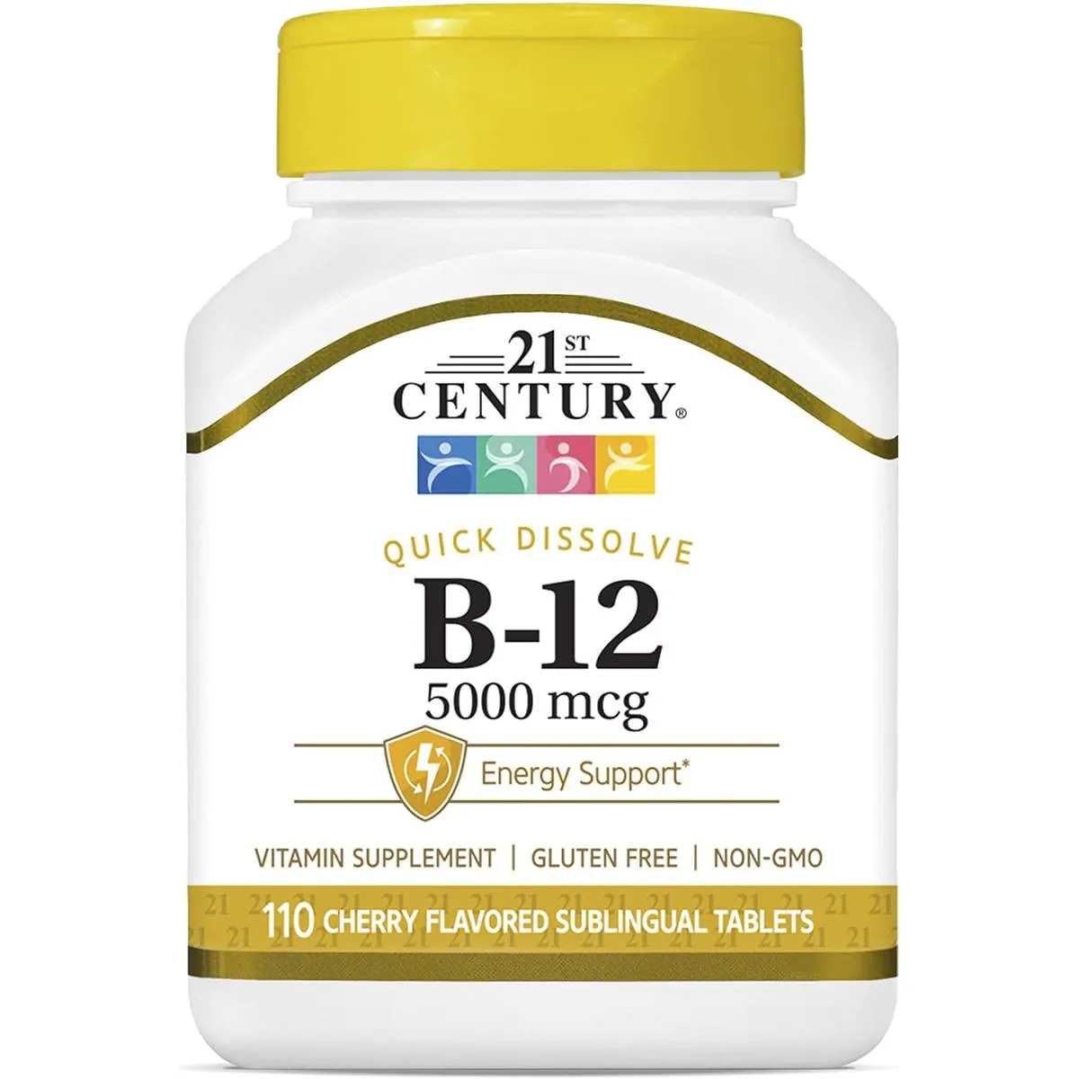 Vitamina B12 5000mcg 110 Tabletes 21st Century