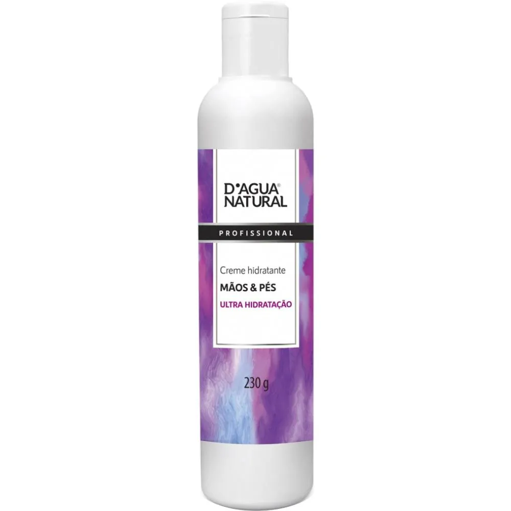 Creme Hidratante Maos e Pes Semente Uva 230g Dagua Natural