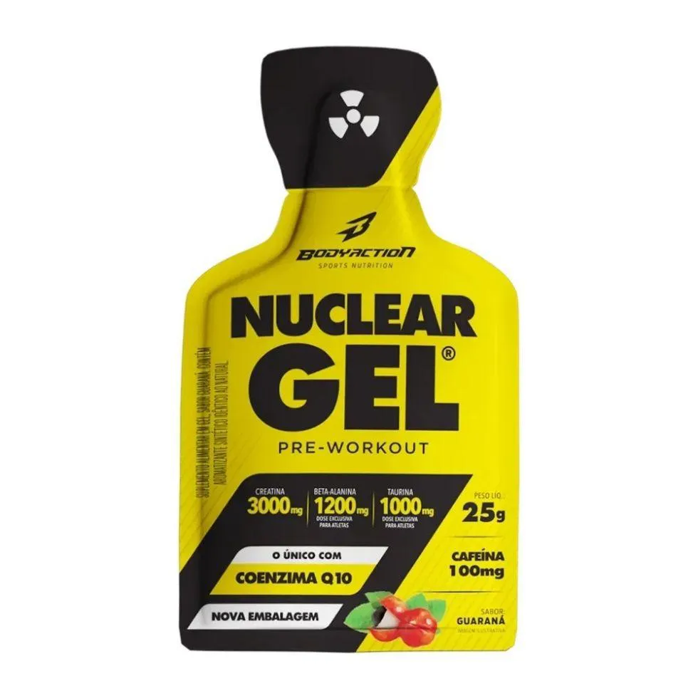 Nuclear Rush Gel Sachê (25G) - Sabor: Guaraná