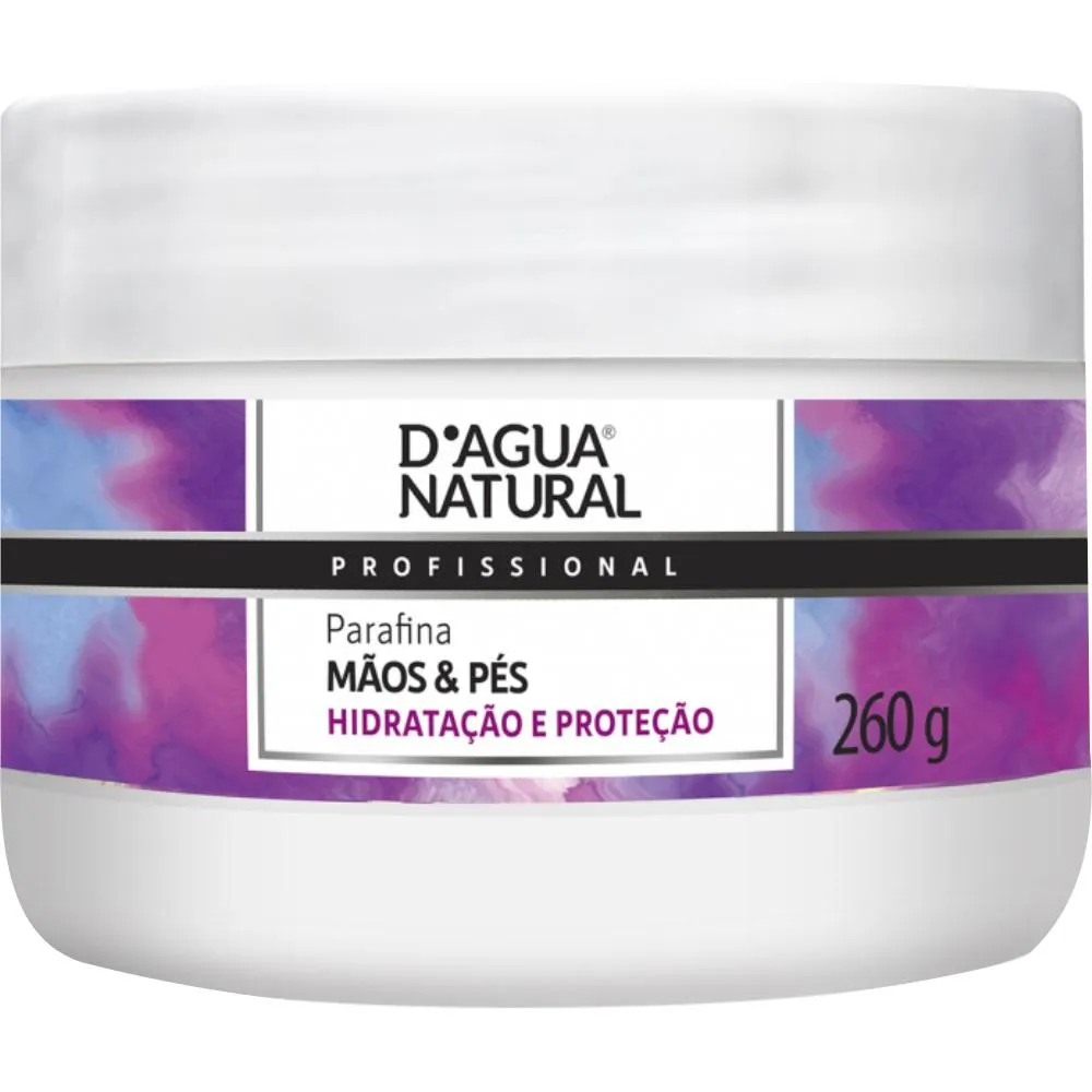 Parafina Hidratante Amaciante Maos e Pes 260g Dagua Natural