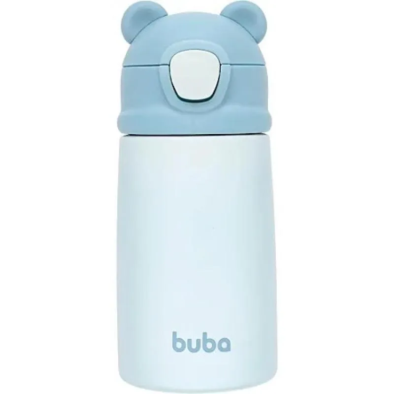 Garrafa Térmica Ursinho Azul Buba Urso