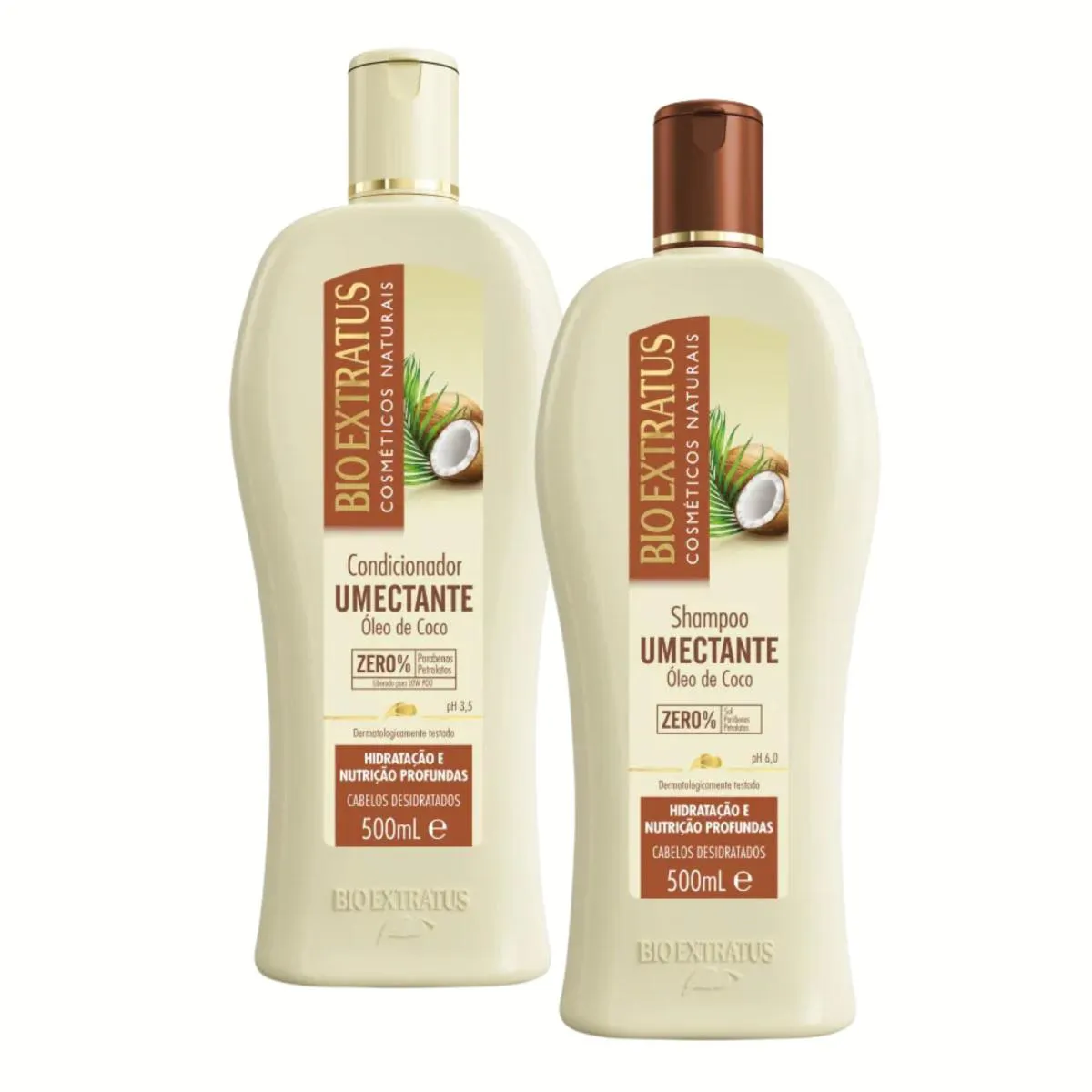Kit Umectação Capilar Sh+cond 500ml - Bio Extratus