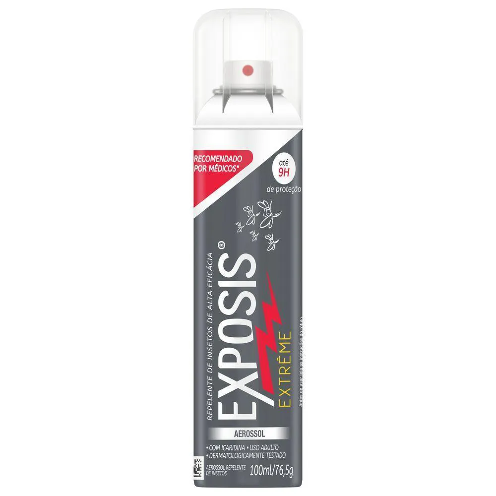 Kit 2 Repelente Aerossol Exposis Extrême 100ml
