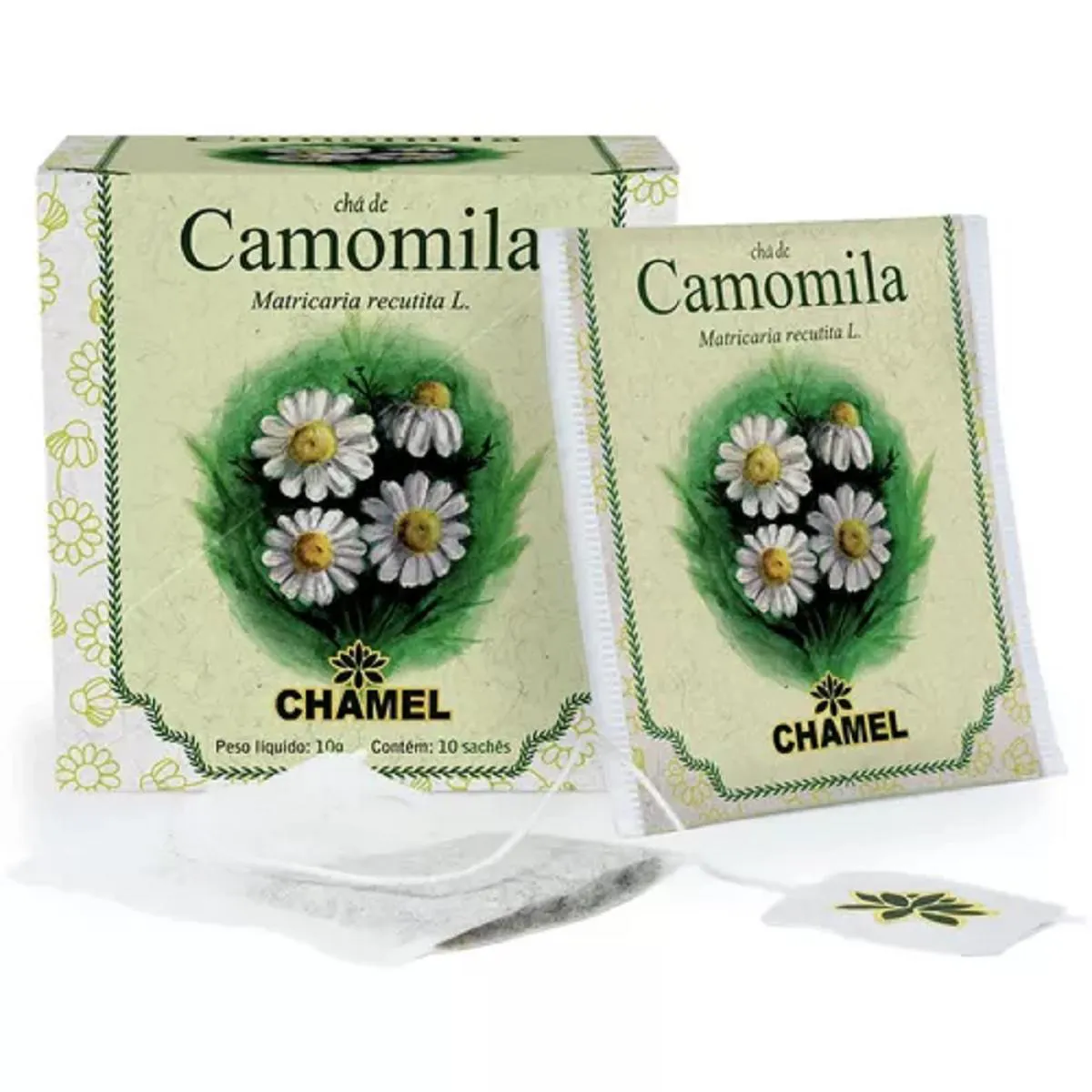 Chá de Camomila com 10 Sachês 10g - Chamel