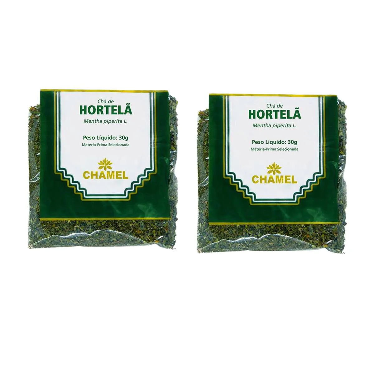 Kit 02 Pacote de Chá de Hortelã 30g - Chamel