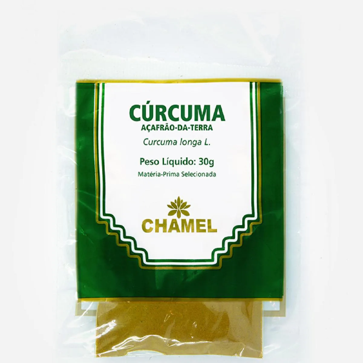 Pacote de Chá Cúrcuma 30g - Chamel