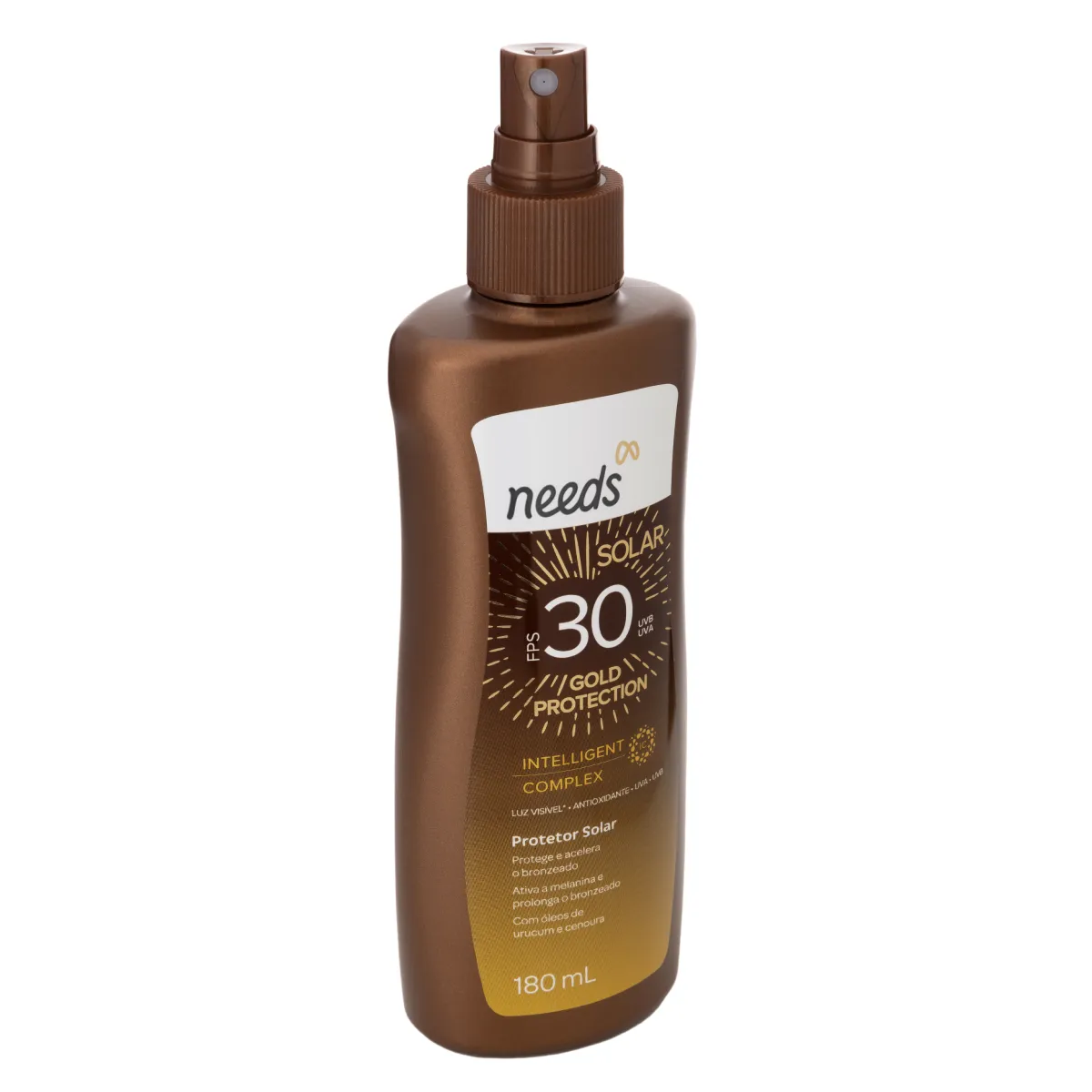 Kit Needs Solar Protetor Corporal FPS 30 Spray 180ml + Gel Pós-Sol Aloe Vera 120g
