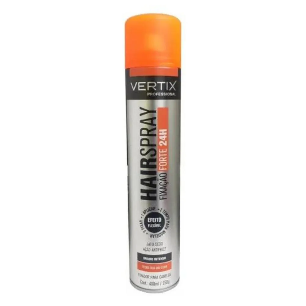 Vertix Hairspray Fixador para Cabelo Fixação Forte 400ml