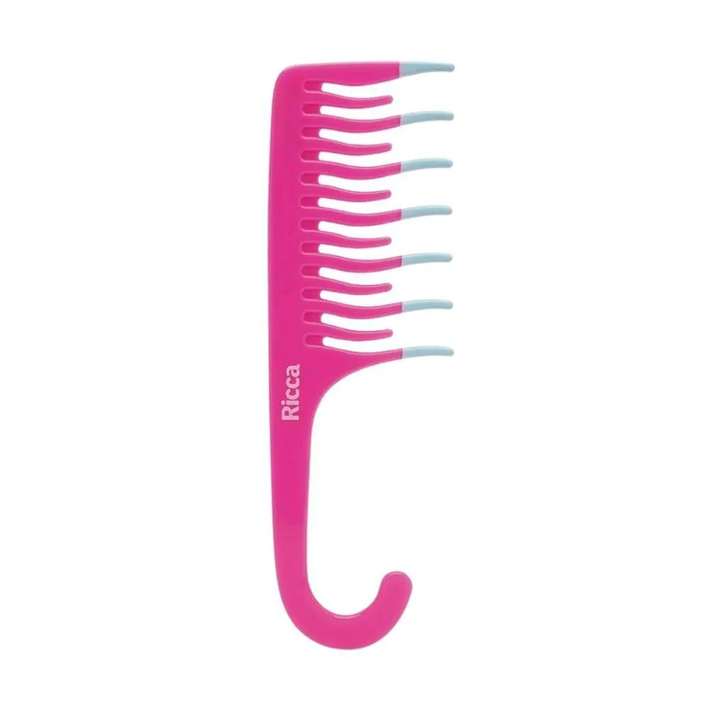 Escova Ricca Belliz Shower Cachos Rosa Cod.581