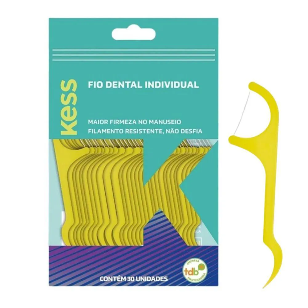 Fio Dental Individual Kess Belliz C/30 Un